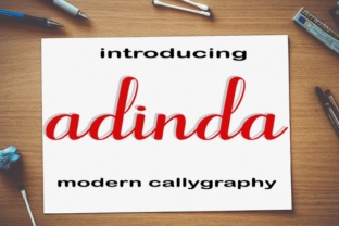 Adinda Font Review: A Handwritten Typeface for Campaigns