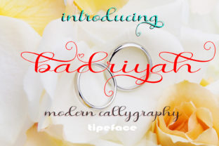 Badriyah Font: A Handwritten Typeface for Editorial Design