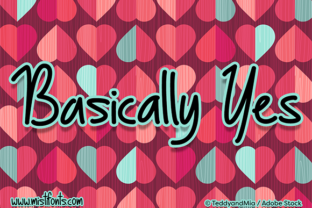 Basically Yes Font: A Handwritten Typeface for Small Business Branding