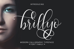 Brillyo Font: Modern Calligraphy for Web Design
