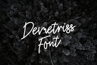 Demetriss Font Review: A Handwritten Typeface for Organic Branding