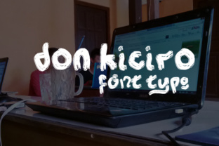 Donkiciro Font: A Hand-Painted Script for Editorial Design