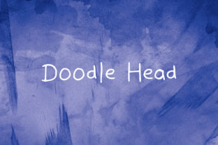 Doodle Head Font: Tidy Handwritten Style for Editorial Design