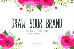 Draw Your Brand Handmade Font for Web Design