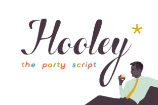 Hooley Font: A Script Typeface for Editorial Design
