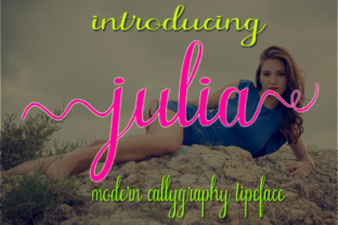 Julia Font Review: Hand-Painted Script for Organic Branding