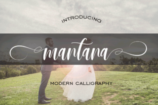 Mantana Font: A Happy Script for Handmade Products
