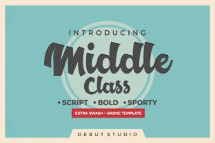 Middle Class Font: Playful Script for Handmade Brands