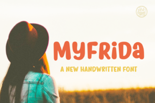 Myfrida Bold Font: Playful Handwritten Type for Crafters