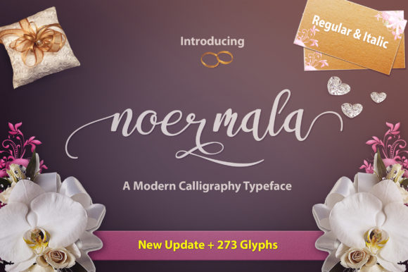 Noermala Font: A Handwritten Script for Editorial Design