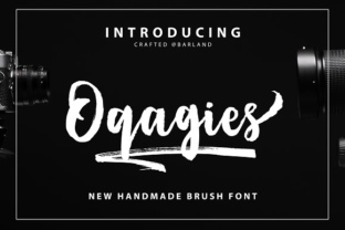 Oqagies Font Review: A Script Typeface for Campaigns