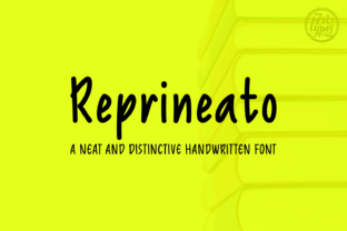Reprineato Font: Bold Handwritten Type for Business Branding